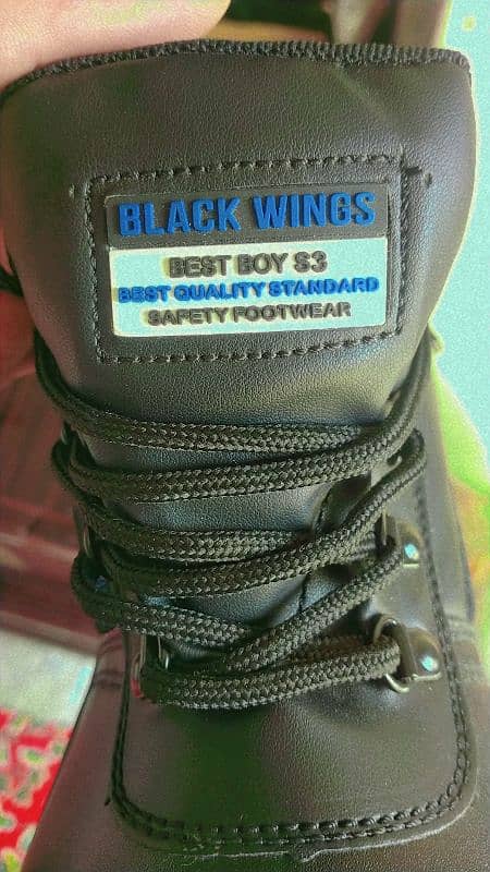 Black Wings Safety Shoes for Electrical working 2