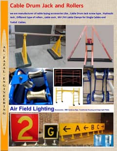 Cable Drum jack | Cable Tray | Lighting Poles