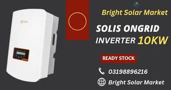 Solis Ongrid inverter 10kw  Ready stock available Whatsapp 03198896216