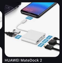 huawei mate dock 2 brand new usb hdmi type c vga connector