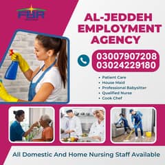 House maids, Maid, Baby Sitter, Chef, House Cook, Patient Care, Drive