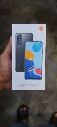 Redmi note 11/ 6+2 Ram room 128 GB with all Box