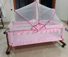 Baby Cot, Baby Bed, Swing Bed just like new