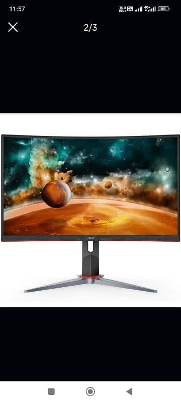 I'm selling my personal gaming monitor 2k curved 27" moneter 1