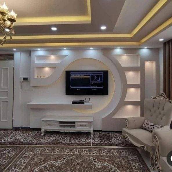 false ceiling /Fourchlling /Plastir of paris ceiling/ Gypsum Board 8x4 8