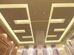 false ceiling /Fourchlling /Plastir of paris ceiling/ Gypsum Board 8x4