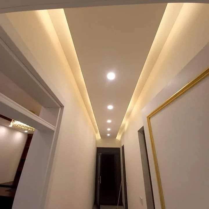 false ceiling /Fourchlling /Plastir of paris ceiling/ Gypsum Board 8x4 10