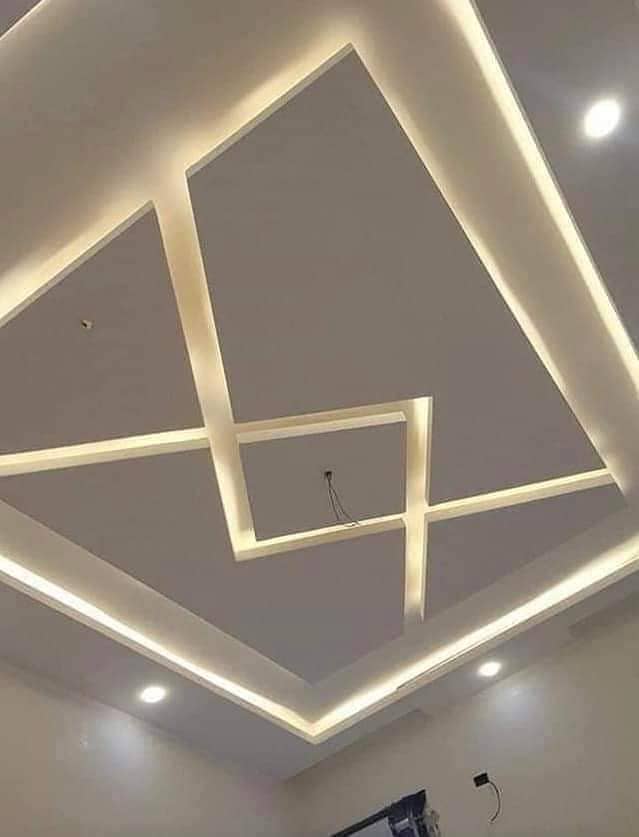 false ceiling /Fourchlling /Plastir of paris ceiling/ Gypsum Board 8x4 11