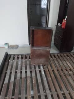 Used wooden bed