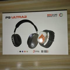 P9 Ultra 2 Smart Watch 7straps Combo with Headphones!