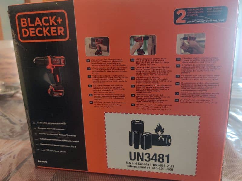 Black and Decker Drill Driver 2