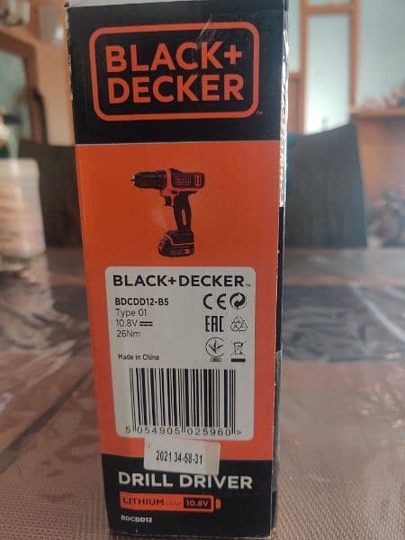 Black and Decker Drill Driver 3