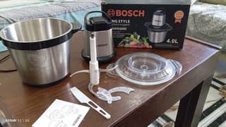 Bosch electric chopper brand new 4L 0