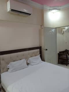 Furnished Flat available. Johar Mor karachi.