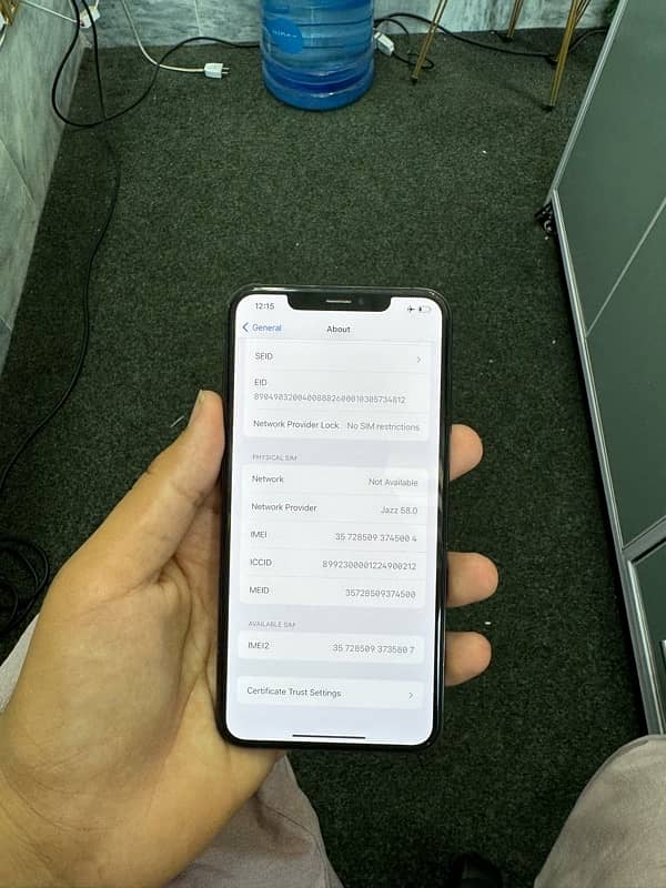 iphone xsmax 64gb Factory Unlock 78BH 2Month Esim Time  Pannel chng 6