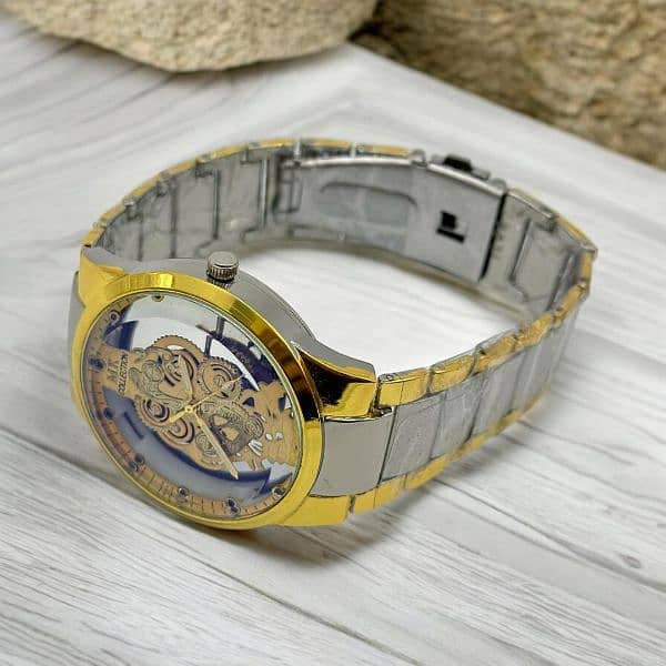 Golden Branded watch for men 3