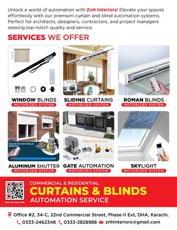 Roller Blinds | Curtain Motor | Wifi & Remote 7