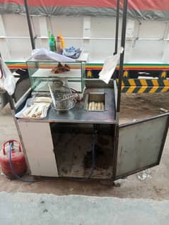 fries counter and glass counter