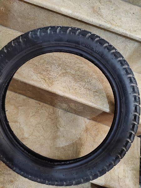 Used Service Tyre 3.50-18 Duragrip 3