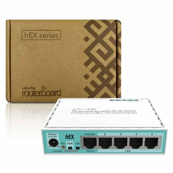 RB750Gr3 Hex Mikrotik Router Board 5x Gigabit Ethernet 5