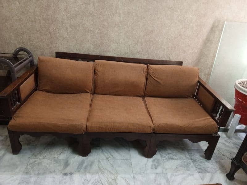 wooden sofa 1