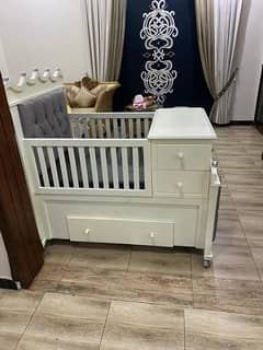 KIds Bed || baby Cot || Wooden Cot || Kids Crib Coat 03096188378