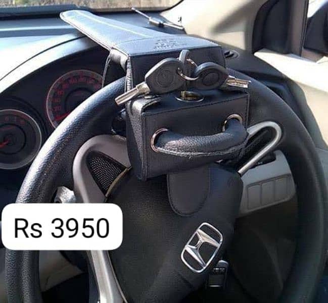 Car Pedal Steering and Dashboard locks for all Cars 4