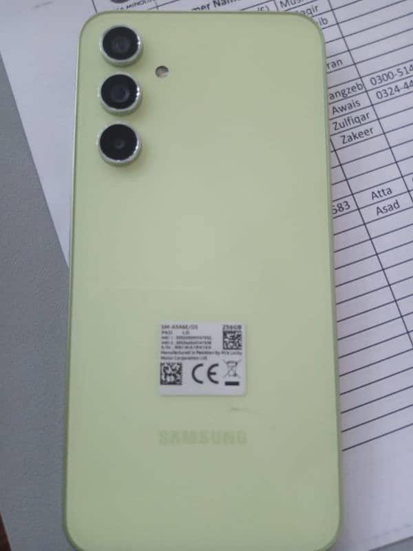 samsung a54 green clour 1