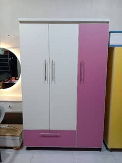 3 door almari/ wood works/cupboard /wardrobe for sale/almarih/colorful