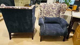 2 Arm Chairs - High Back - Immaculate Condition