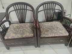 sofa set 4 sale pure wood