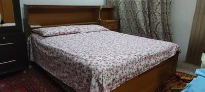 Double Bed with 2 side tables