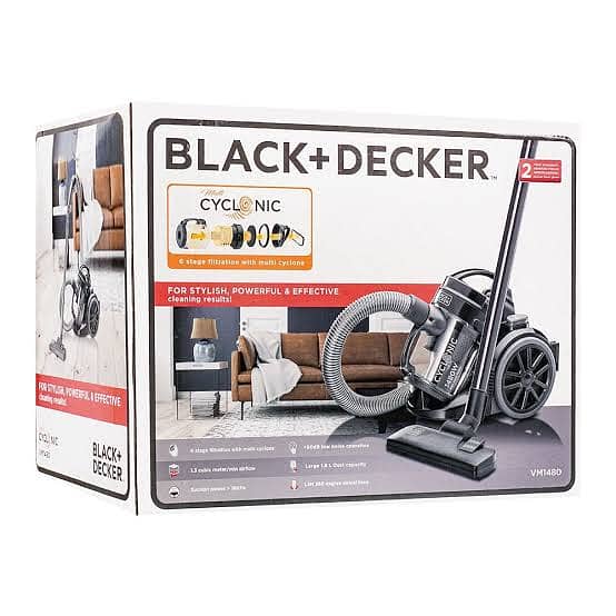 Black & Decker Bagless Vacuum Cleaner VM1480 With Multi Purpose. 0