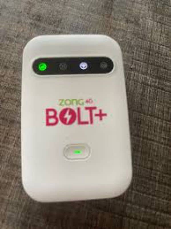 Zong Bolt 4G pocket WiFi MF25u (03111238080) 3