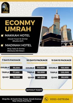 Econmy Umrah Package For 2024