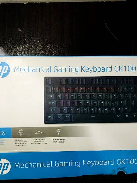 HP-GK100 FULL MECHANICAL RGB GAMING KEYBOARD 0