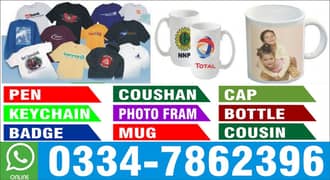 Tshirts Trouser Cotton Polo MUG Mobile Cover Cap Keychain DTF Plate