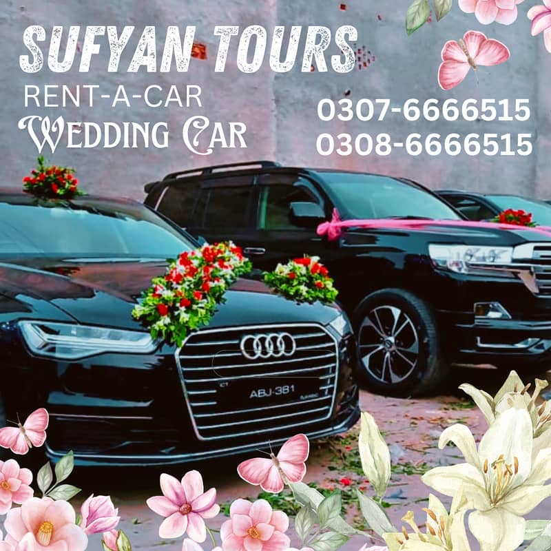 AUDI A6, WHITE & BLACK | LIMO | V8 On Rent | Car Rental WEDDING CARS 2