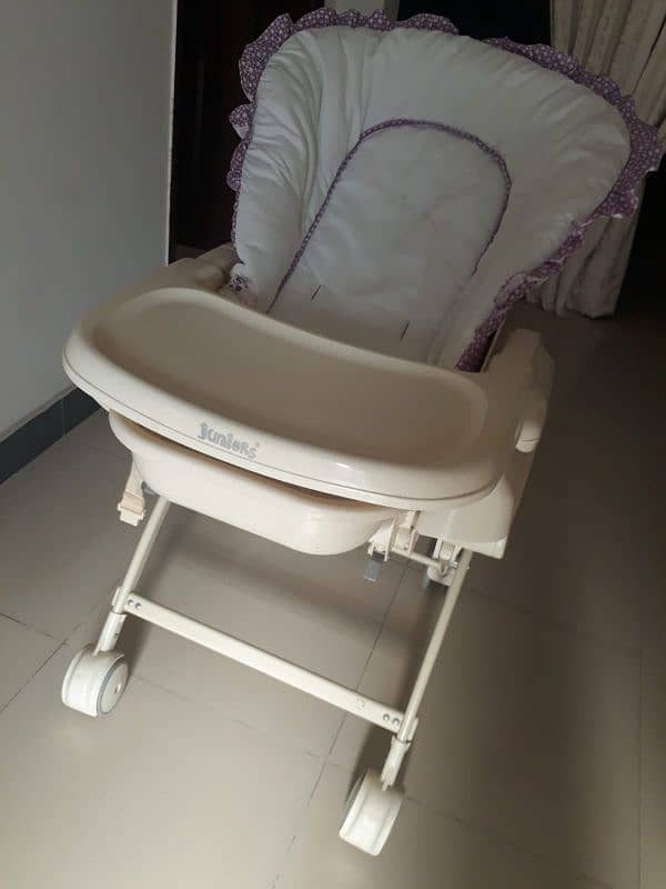 Baby high chair cum rocker 1