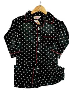 2 prc unisex stitched cotton printed sleep wer suit