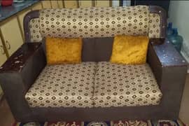 6 seater sofa & 3 center tables