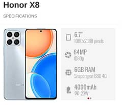 honor x8 fastest mobile