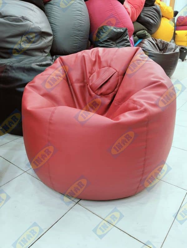 XL Leather Bean Bag | Clearance SALE 2