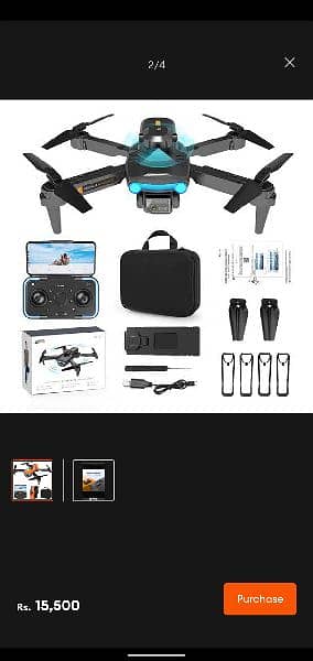 F187 pro drone with 4k hd camera wifi and remote control 2