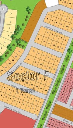 1 Kanal Overseas Prime 1, Sector F , Possession Plot Available For