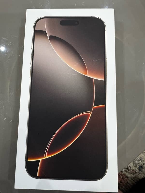 Sealed IPhone 16 Pro Max 256gb Desert Titanium 1