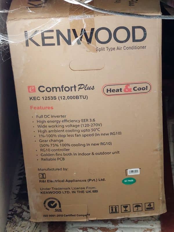 Kenwood 1253S 1 Ton Split AC 2