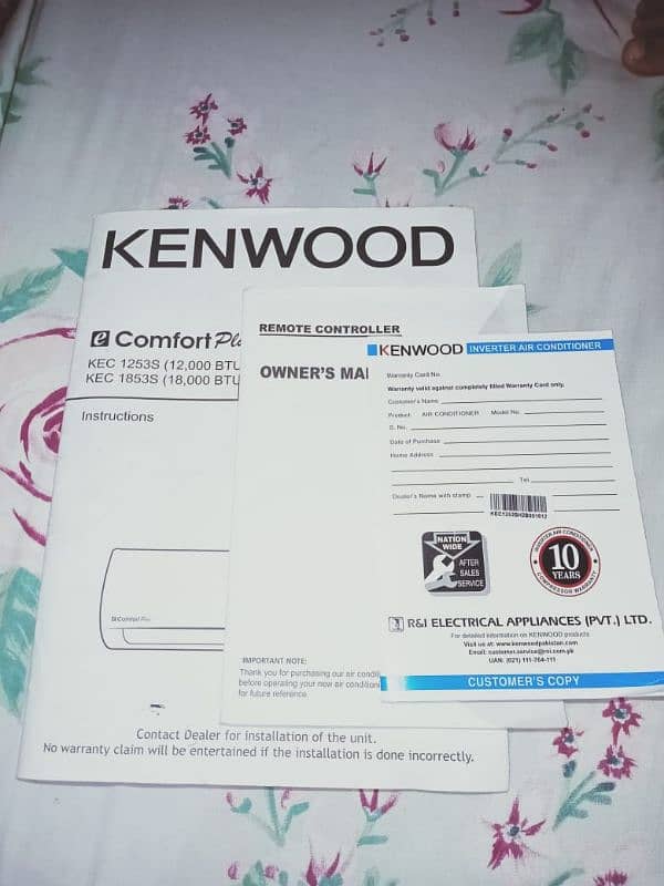 Kenwood 1253S 1 Ton Split AC 6