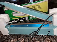 impulse sealer for sealing plastic bags and other things