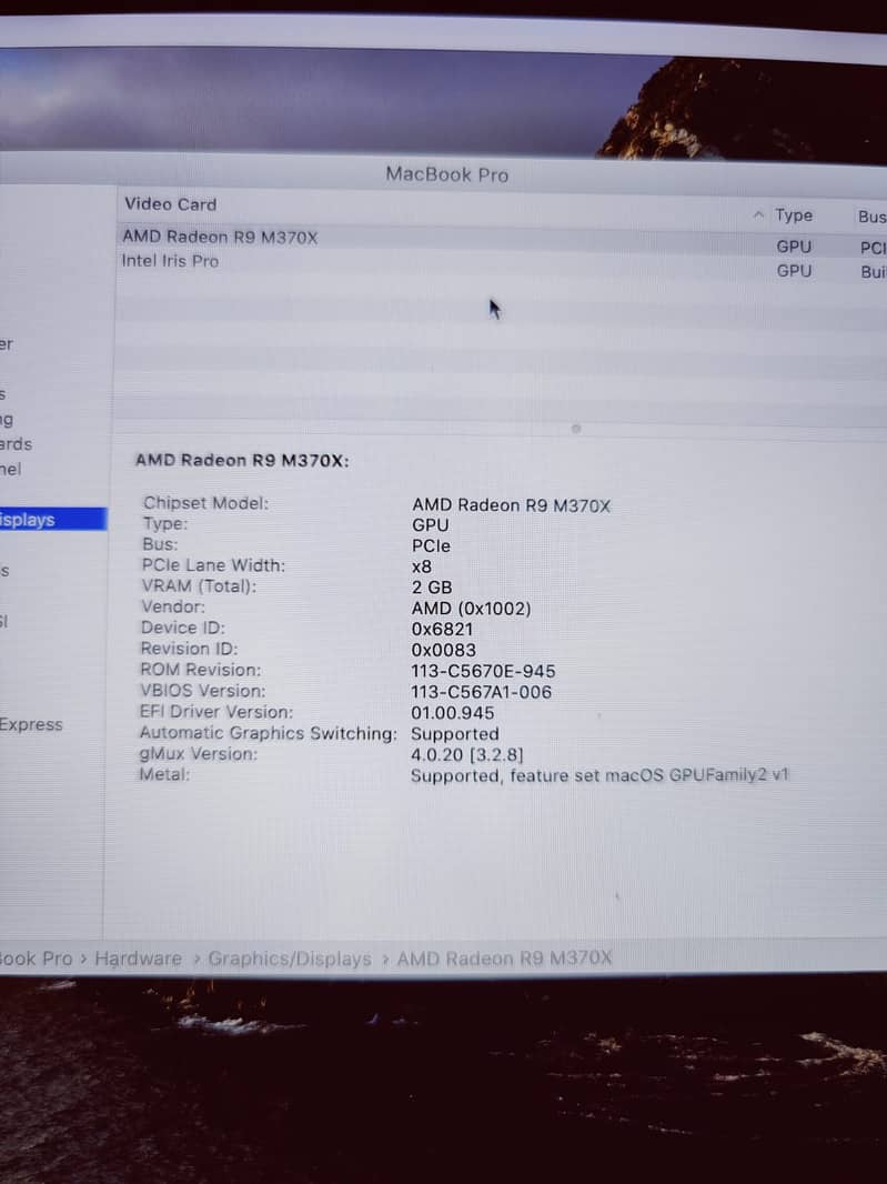 Apple Macbook Pro Core i7 2015 2GB Dedicated Card A1398 7